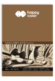 Happy Color Blok szkicowy ECO, ART, A5, 80g, 40 arkuszy