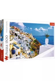 Puzzle 1500 el. Santorini, Grecja Trefl