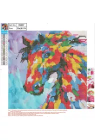 Centrum Mozaika diamentowa 5D - Horse 30x30cm