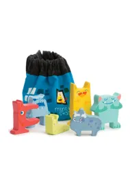 Gra zr�czno�ciowa drewniana weso�e potwory Tender Leaf Toys