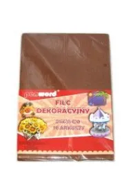 Polsirhurt Filc dekoracyjny br�zowy 20x30 "10