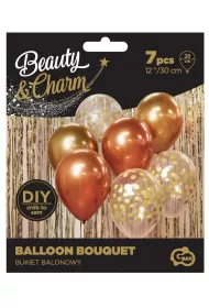 Godan Bukiet balonowy Beauty&Charm z�oto-miedziany 30cm