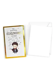 Kukartka Karnet DHS-018 Og�lne �yczenia  Harry Potter