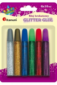 Titanum Klej brokatowy 6x10ml