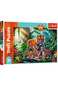Puzzle 200 el. Tygrysie zwyczaje Trefl