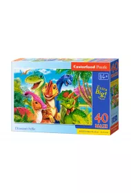 Puzzle 40 el. Dinosaurs Selfie Castorland