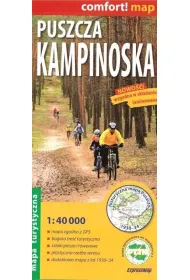 Puszcza Kampinoska mapa turystyczna 1:40 000 laminat 2025