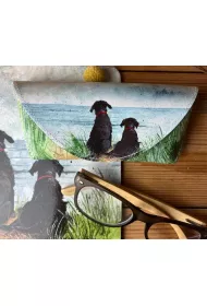Etui na okulary GL19 Psy na wydmach