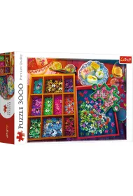 Puzzle 3000 el. Wieczr z puzzlami Trefl