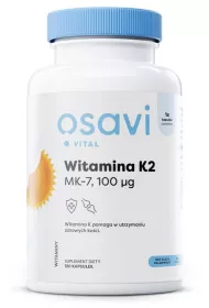 Osavi Witamina K2 MK-7 100 mcg Suplement diety 120 kaps.