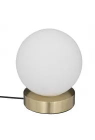 Atmosphera Lampka nocna Dris Gold kula 16 cm