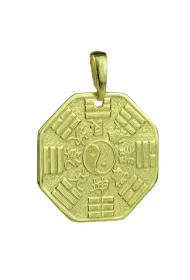 Sotis Amulet Bagua Ag925 + Au 24kar, 6,5g
