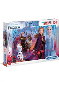 Puzzle 104 el. Supercolor. Frozen 2 Clementoni