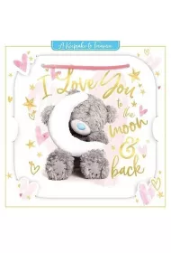 Kartka okolicznociowa I love you to the moon&back
