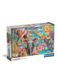 Puzzle 500 el. Elephants' Carnival Clementoni
