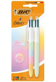 D�ugopis 4 Colors Sweet Pastel 1mm mix 2 szt BIC