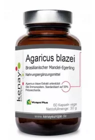 Kenay EKO Agaricus blazei - Ekologiczna Pieczarka brazylijska suplement diety 60 kaps.