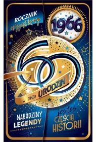 AbCard Kartka okoliczno�ciowa Urodziny 60
