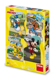 Puzzle 4w1 - Myszka Miki (4x54 el.) Dino Toys