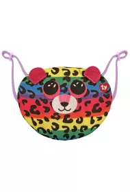 Maseczka Dotty. Wielokolorowy lampart