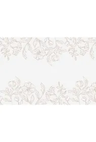 PartyDeco Bie�nik flizelinowy kwiatowy 40x500cm