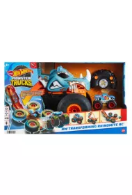 Hot Wheels Monster Trucks T R/C Rhinomite Mega Transformacja Pojazd zdalnie sterowany 1:12 HPK27 Mattel