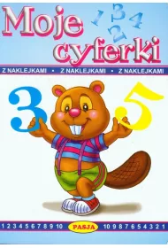 Moje cyferki z naklejkami