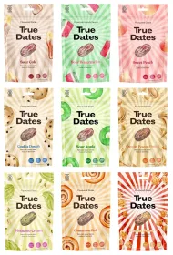 True Dates Zestaw smakowych daktyli 9 x 100 g