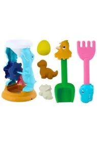 Zestaw zabawek do piasku dinozaury LeanToys