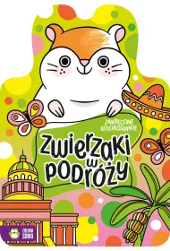 Zwierzaki w podr�y. Zakr�cone kolorowanie