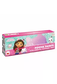 Starpak Farby plakatowe Koci Domek Gabi 12 x 20 ml