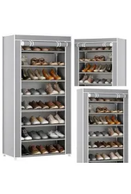 LeanToys Organizer 8-poziomowy na buty os�ona szara