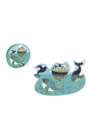 Puzzle konturowe 31 el. Orki Scratch