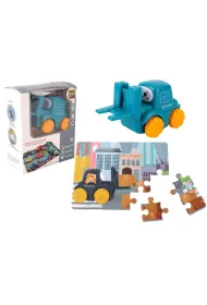 Auto puzzle 20 el. Przygoda drogowa - widlak Pro Kids