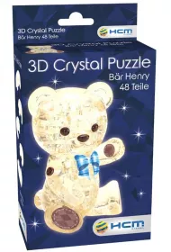 Puzzle 3D 48 el. Crystal Mi� Henry br�zowy Bard Centrum Gier