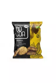 Cocoa Banany w czekoladzie surowej 70 g Bio