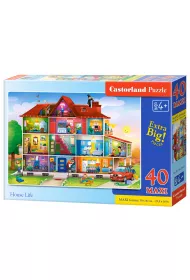 Puzzle maxi 40 el. House Life Castorland