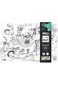 Funny Mat Transparent - Piraci. Mata do kolorowania wielokrotnego u�ytku Strigo