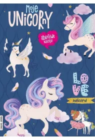 Moje unicorny. Brokatowe naklejki