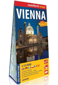 Vienna city street map 1:15 000 laminat 2025