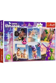 Puzzle 200 el. Przygody Smoka Diplodoka Trefl