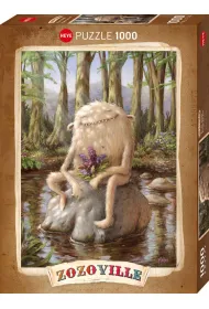Puzzle 1000 el. Zozoville, Kwiaty dla Ciebie Heye