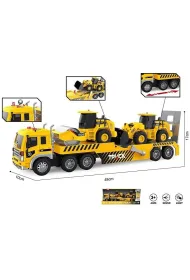 Auto ci�arowe z lawet� i 2 koparkami 1:16 Adar