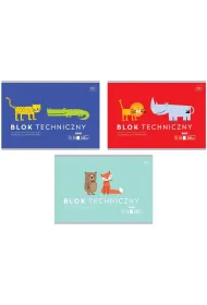 Interdruk Blok techniczny A4 10 240g BEBE Kids Mix