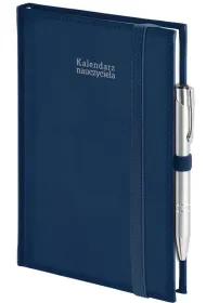 Kalendarz naucz. 2026/2027 B5 tyg. Piko granat