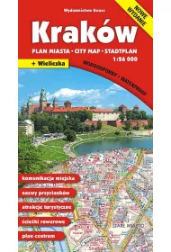 Krak�w. Plan miasta w skali 1:26 000