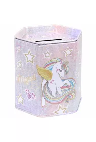 Skarbonka metalowa sze�ciok�tna Unicorn Starpak