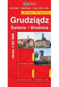 Grudzi�dz, Brodnica, �wiecie. Plan miasta