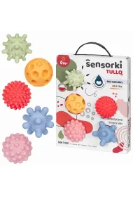 Sensorki Tullo Pi�ki sensoryczne 5 szt. bez dziurki pastelowe