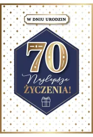 Armin Style KARNET URODZINY 70 B6 Z KOP AS GM-1223 FOL